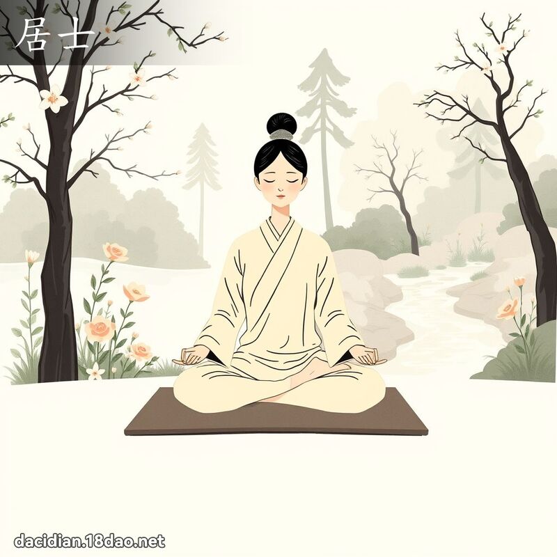 居士 - 國語大辭典配圖