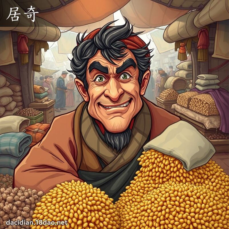 居奇 - 國語大辭典配圖