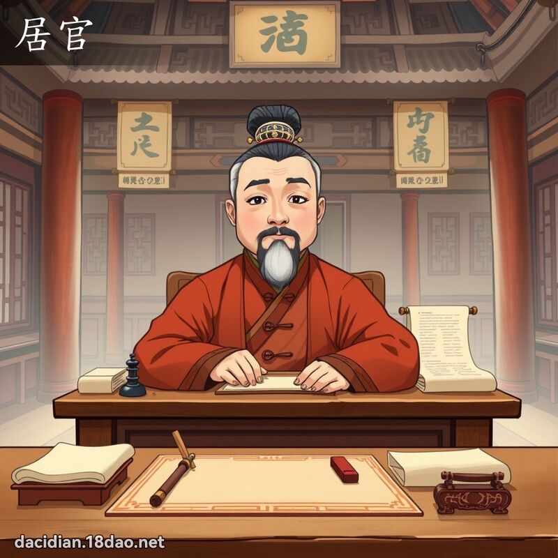 居官 - 國語大辭典配圖