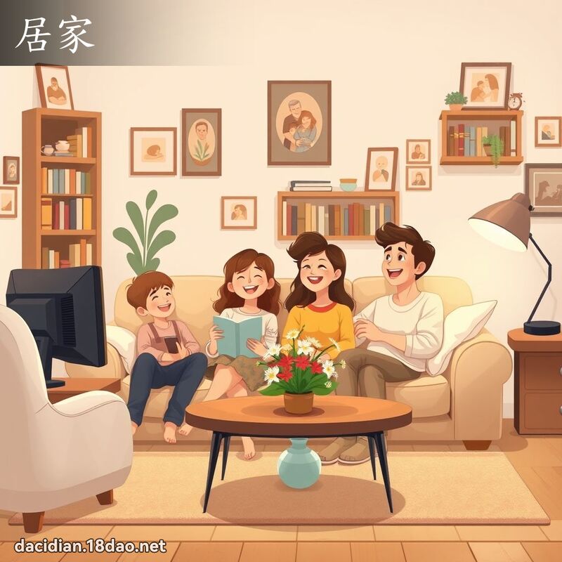 居家 - 國語大辭典配圖