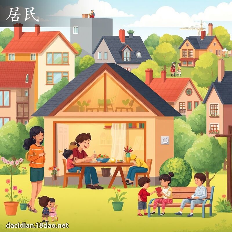 居民 - 国语大辞典配图