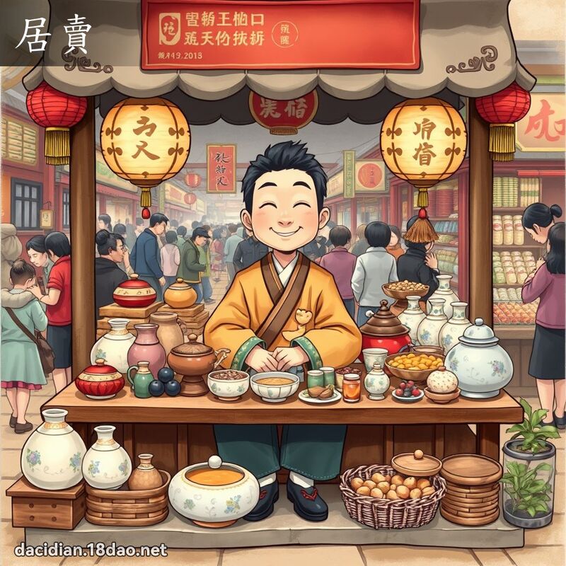 居卖 - 国语大辞典配图