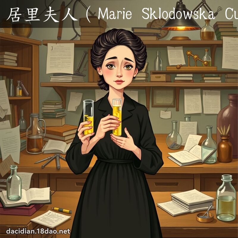 居里夫人（Marie Sklodowska Curie) - 國語大辭典配圖