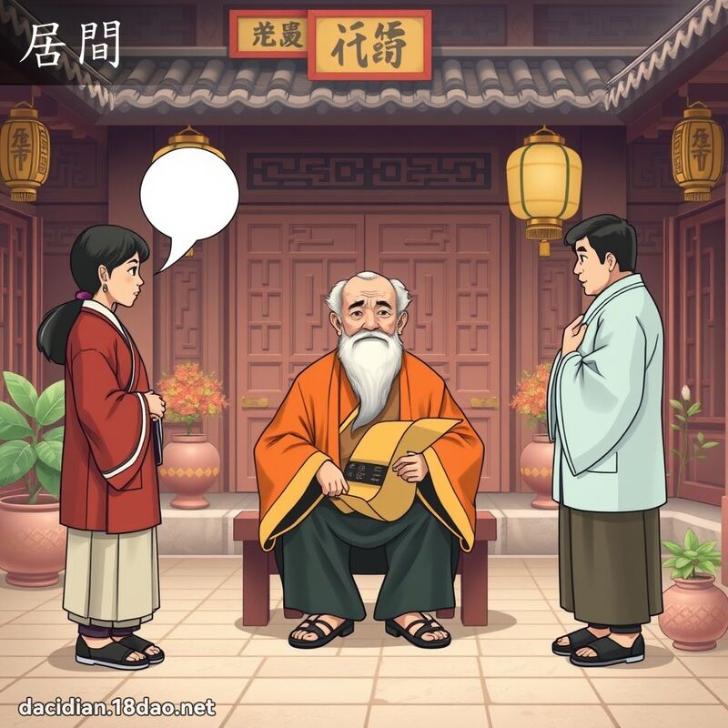 居間 - 國語大辭典配圖