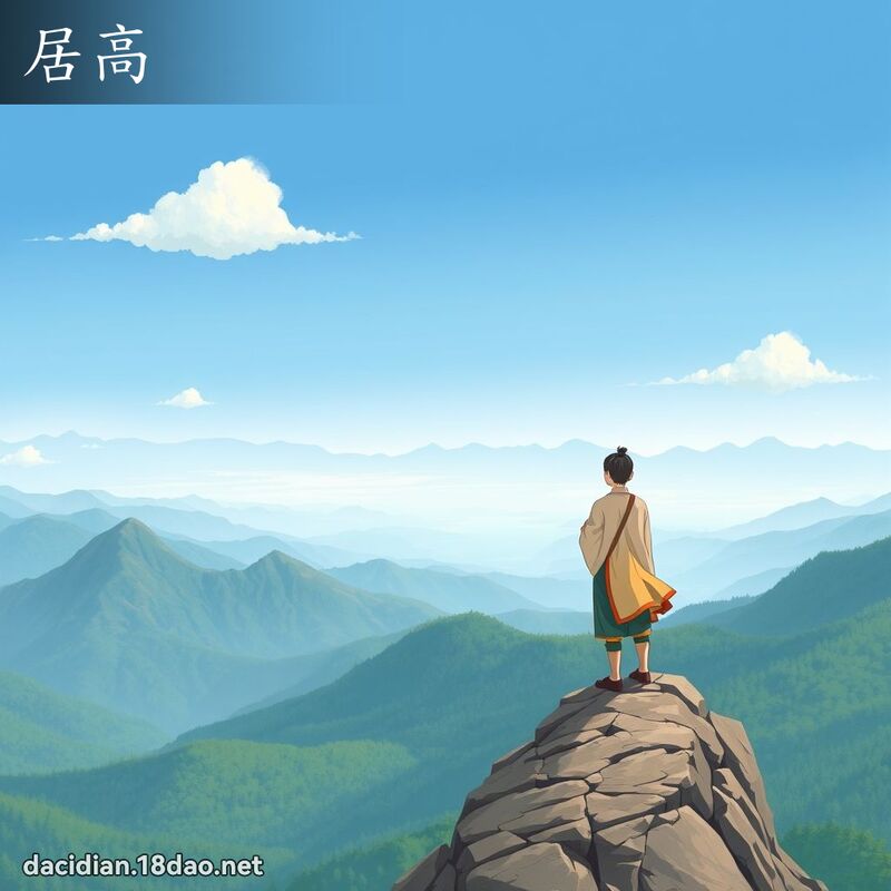 居高 - 國語大辭典配圖