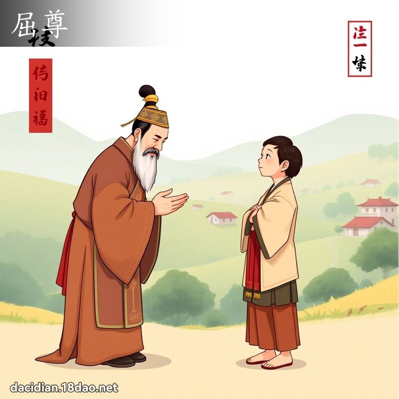 屈尊 - 國語大辭典配圖