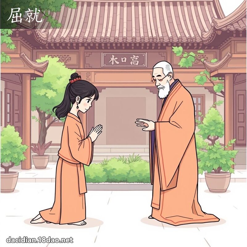 屈就 - 国语大辞典配图