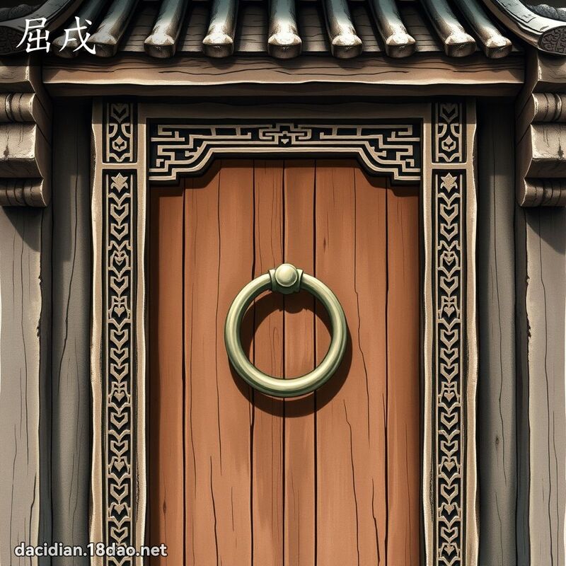 屈戌 - 国语大辞典配图