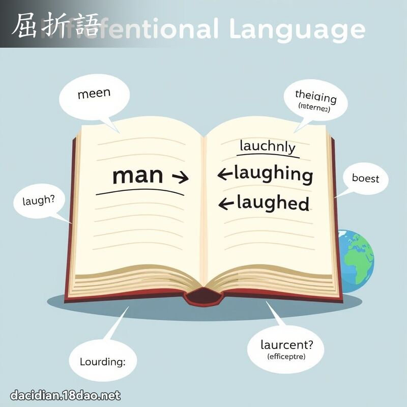 屈折语 - 国语大辞典配图