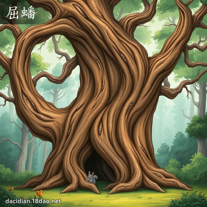 屈蟠 - 国语大辞典配图