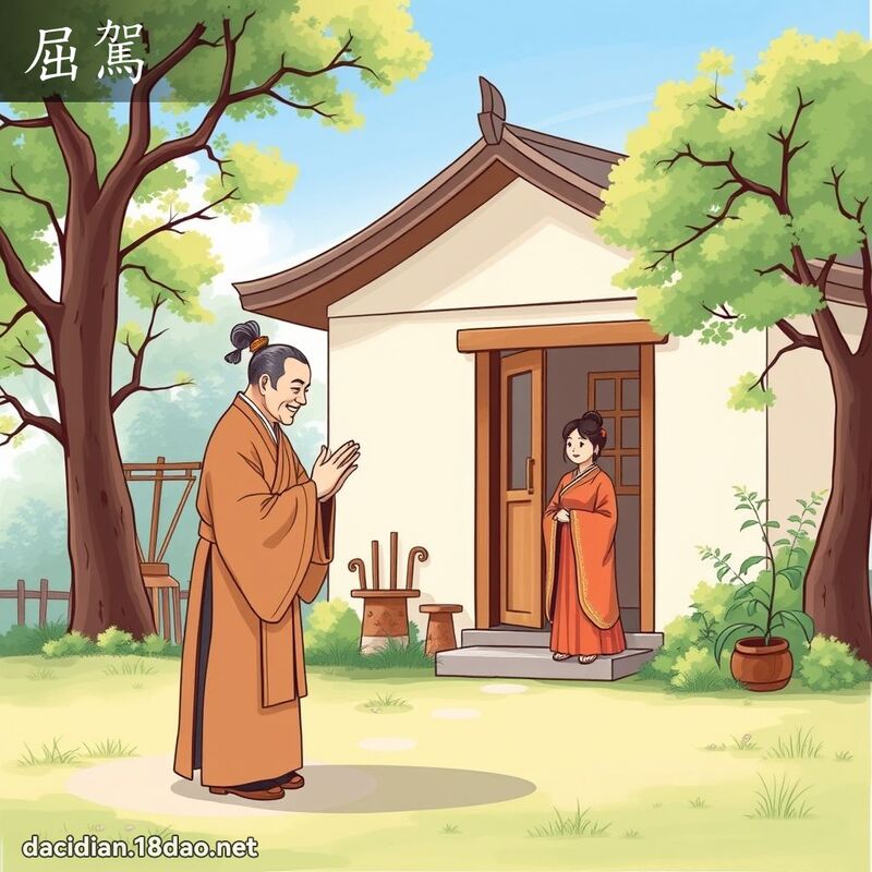 屈驾 - 国语大辞典配图