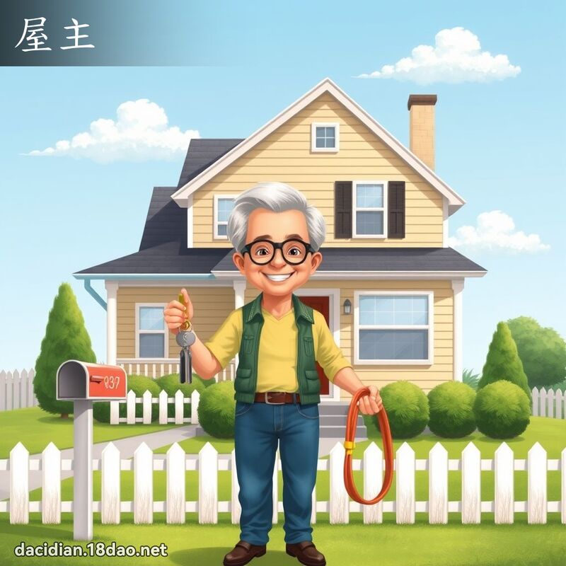 屋主 - 國語大辭典配圖