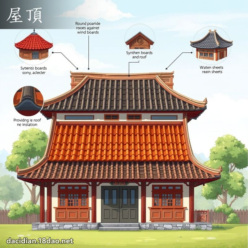 屋顶 - 国语大辞典配图