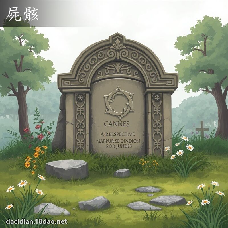 屍骸 - 國語大辭典配圖
