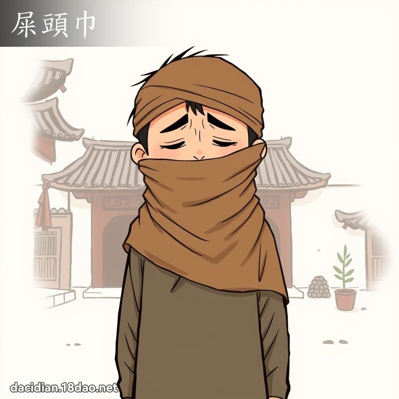 屎头巾 - 国语大辞典配图