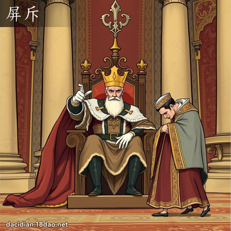 屏斥 - 国语大辞典配图