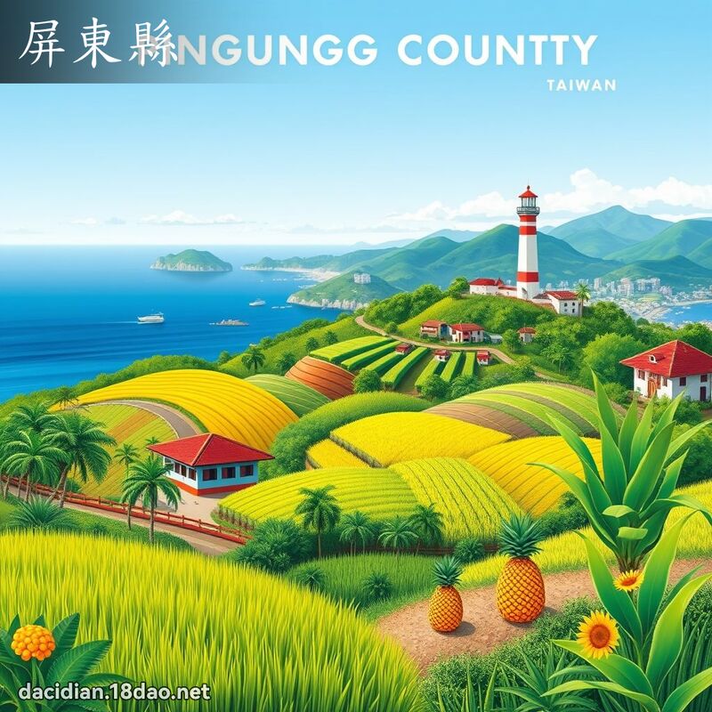屏東縣 - 國語大辭典配圖
