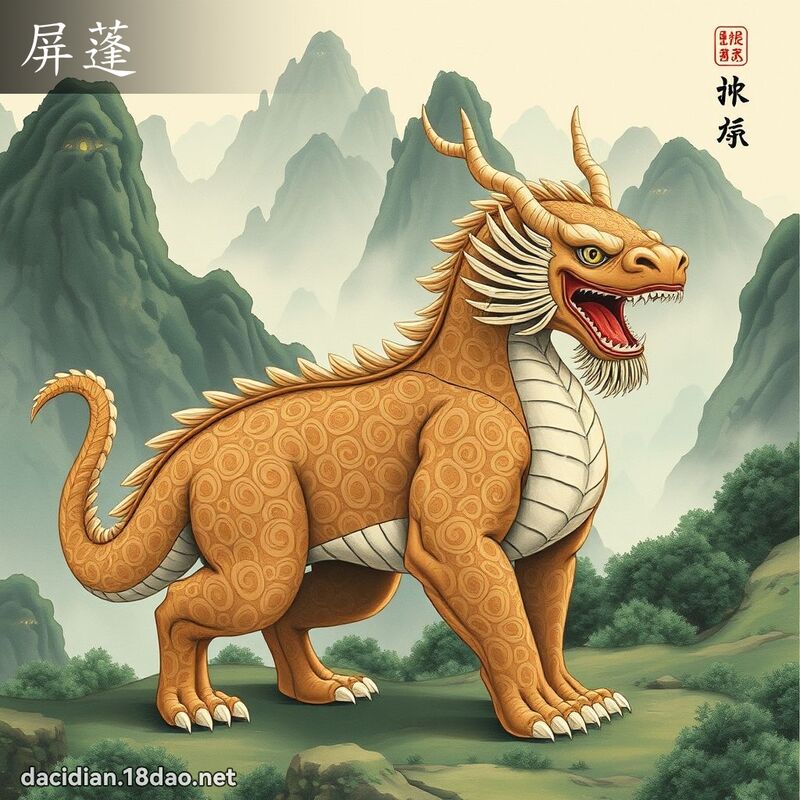 屏蓬 - 国语大辞典配图