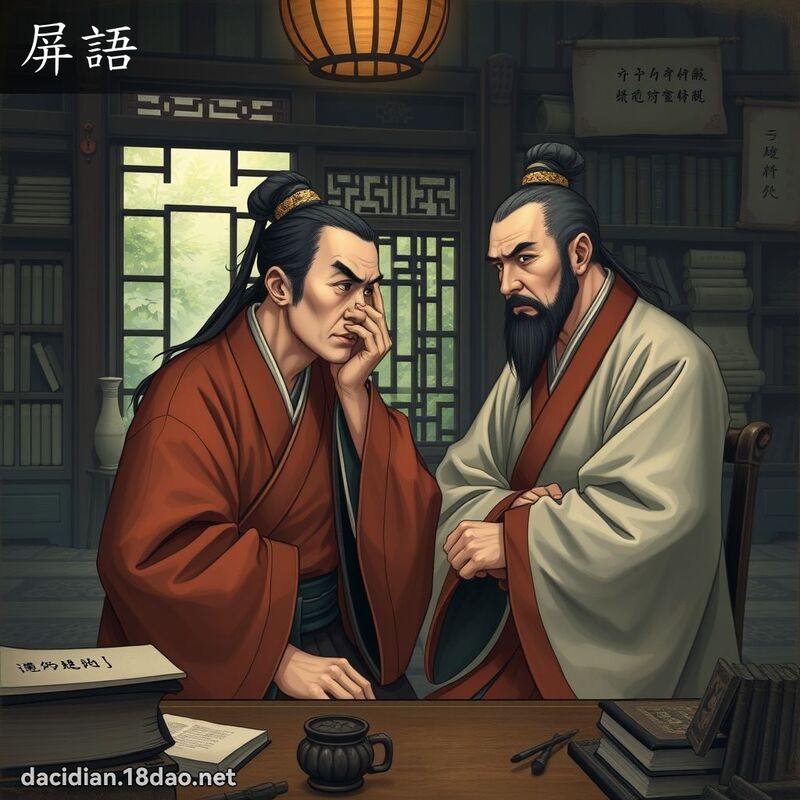 屏語 - 國語大辭典配圖