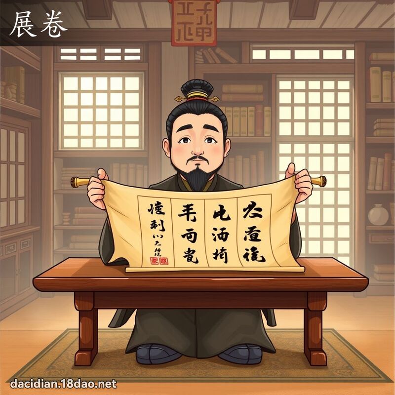 展卷 - 國語大辭典配圖