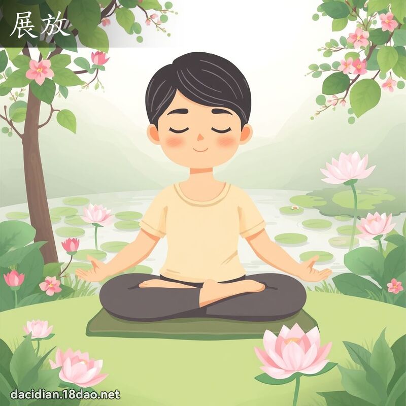 展放 - 國語大辭典配圖
