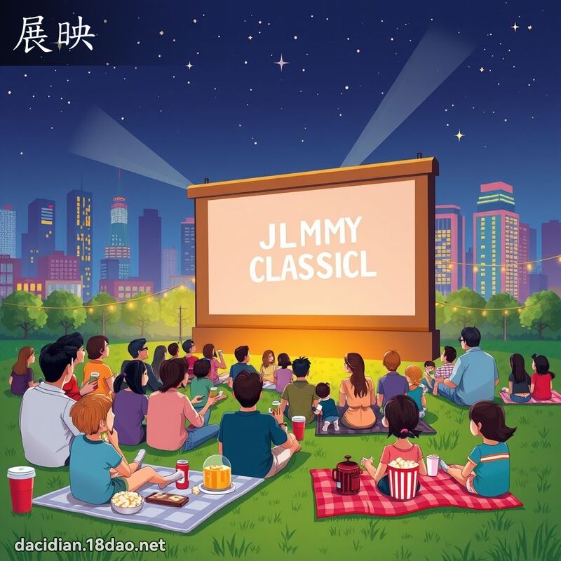 展映 - 國語大辭典配圖