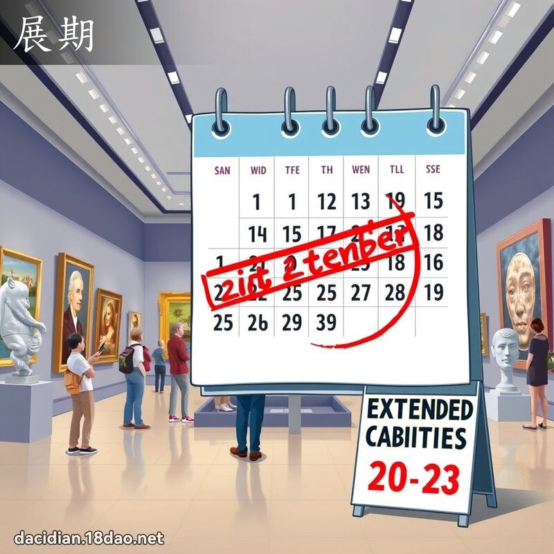 展期 - 國語大辭典配圖