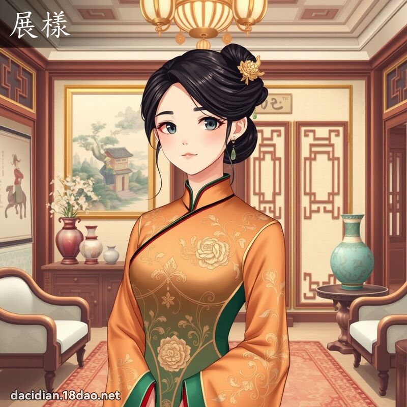 展樣 - 國語大辭典配圖