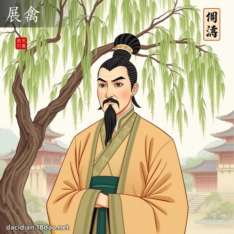展禽 - 國語大辭典配圖