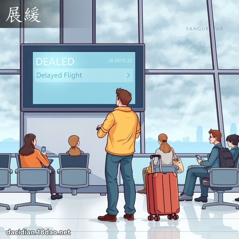 展緩 - 國語大辭典配圖
