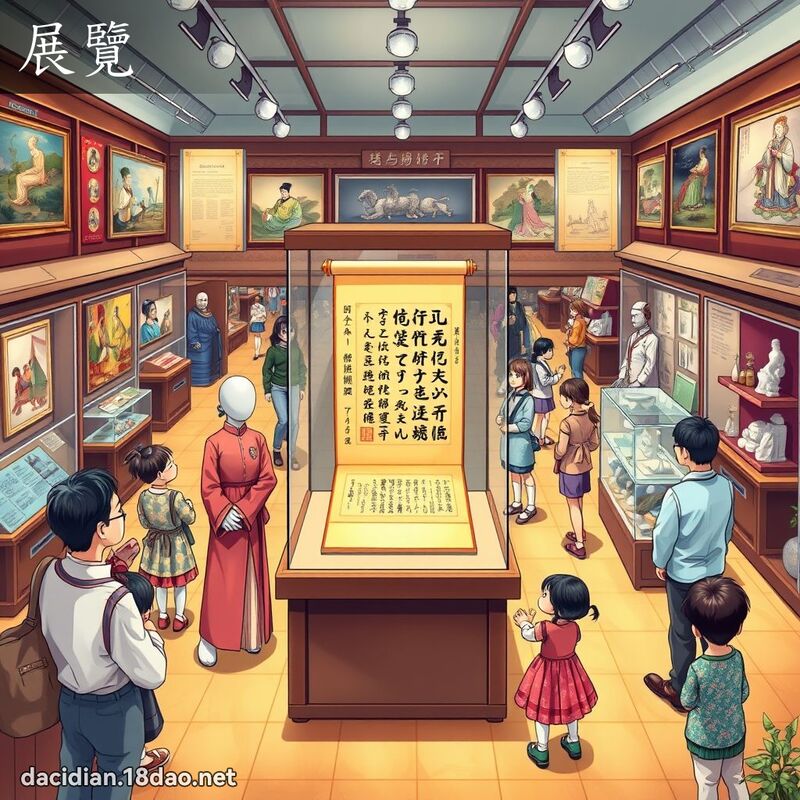 展覽 - 國語大辭典配圖