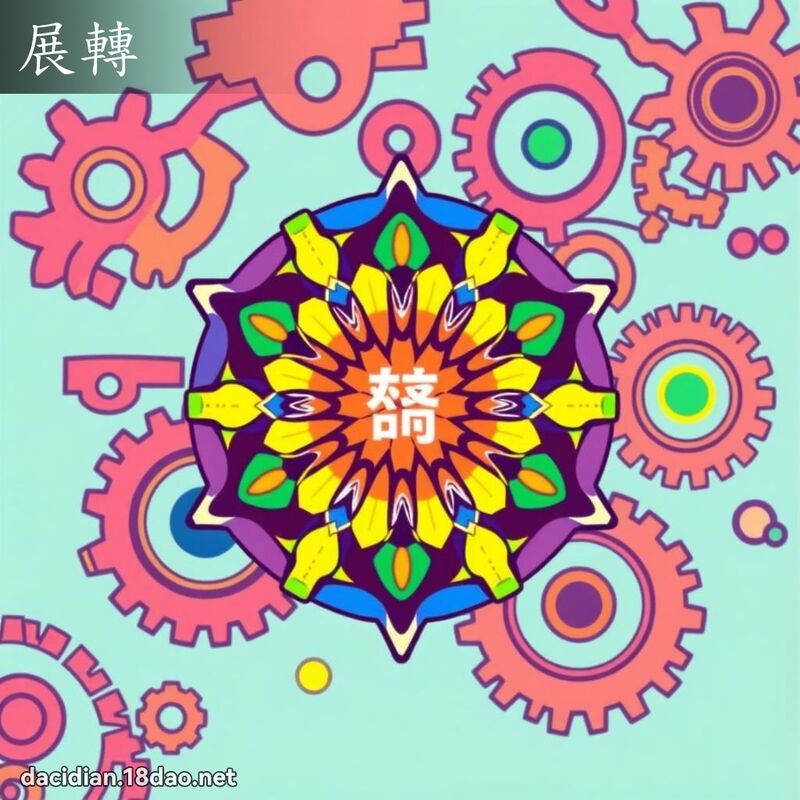 展轉 - 國語大辭典配圖