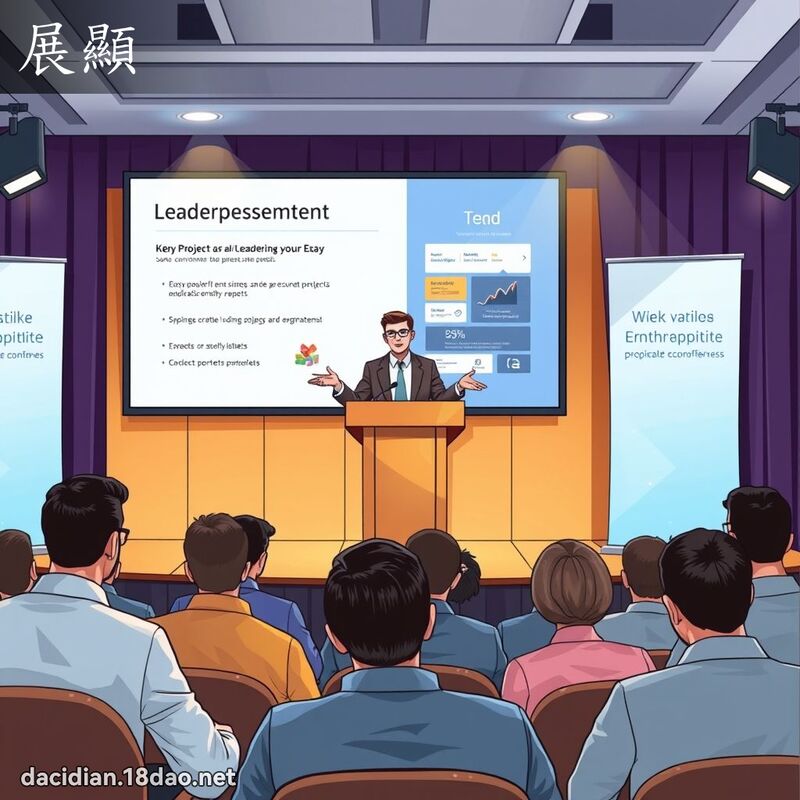 展显 - 国语大辞典配图