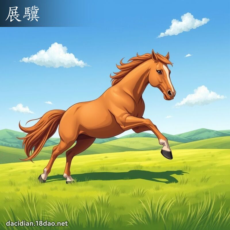 展驥 - 國語大辭典配圖