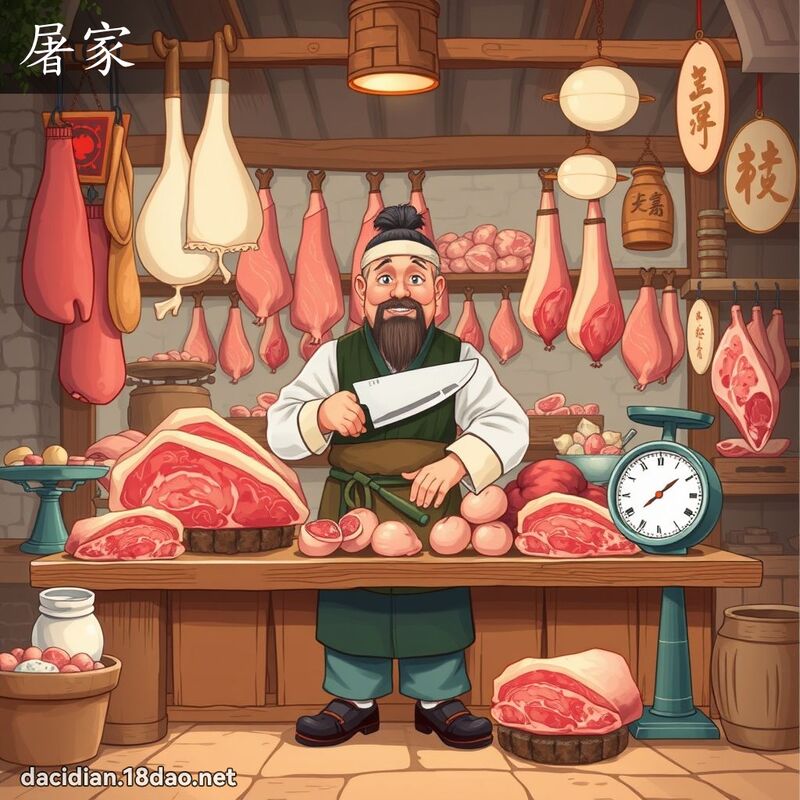 屠家 - 国语大辞典配图