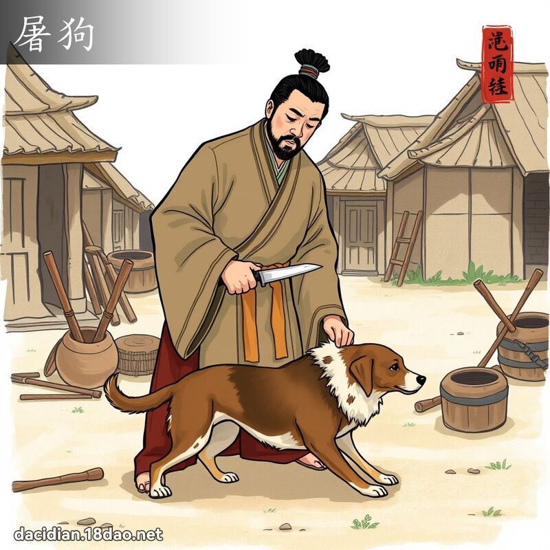 屠狗 - 国语大辞典配图