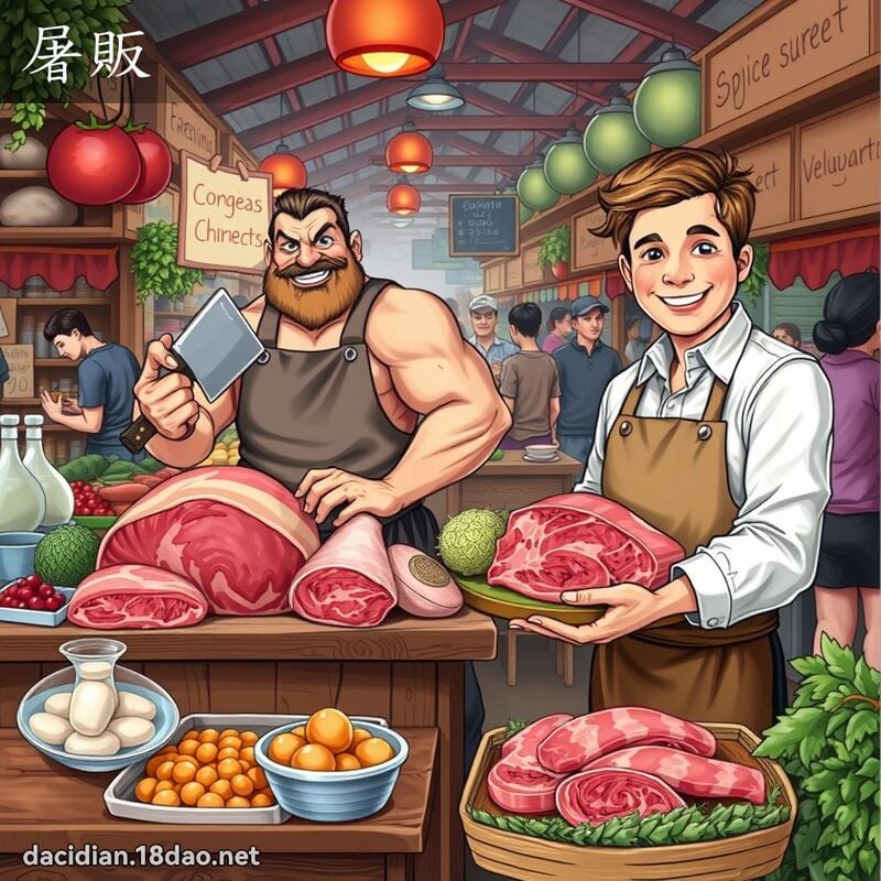 屠販 - 國語大辭典配圖