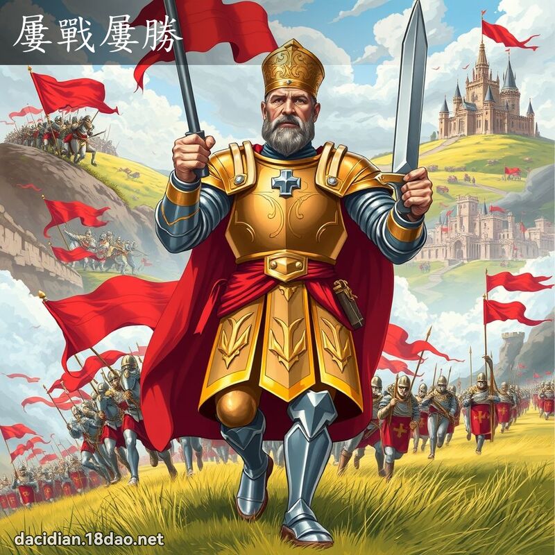 屡战屡胜 - 国语大辞典配图