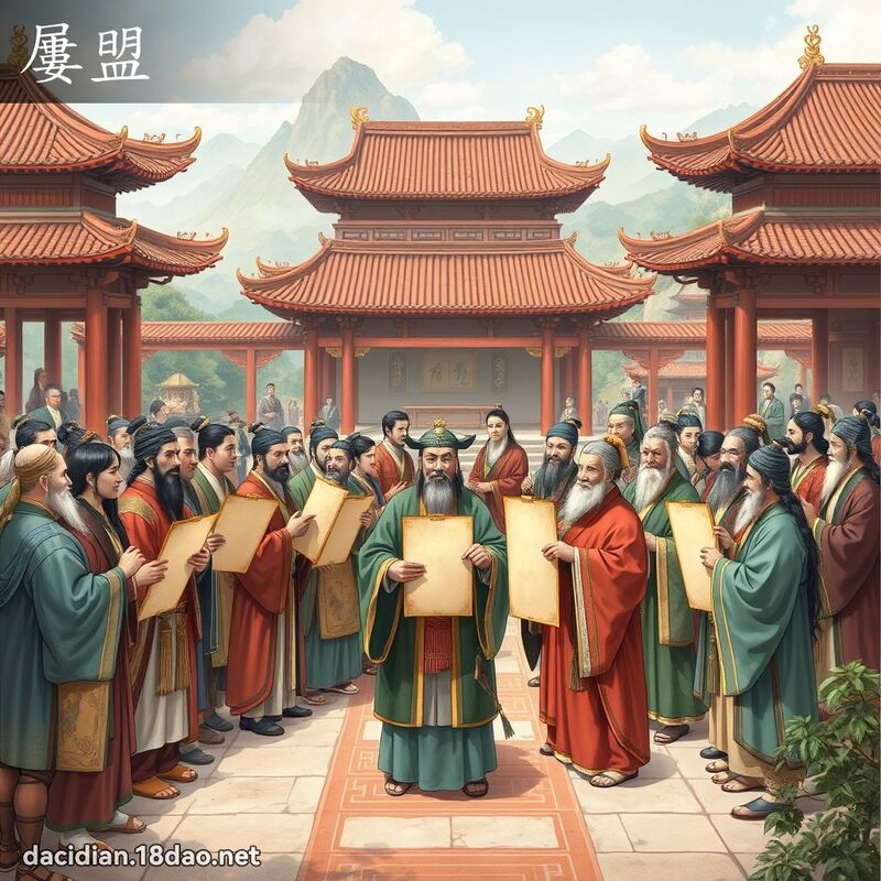 屡盟 - 国语大辞典配图