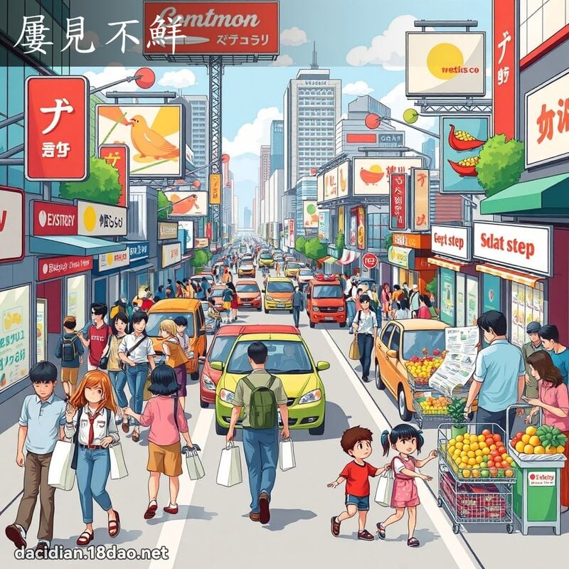 屡见不鲜 - 国语大辞典配图