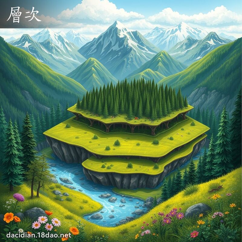 層次 - 國語大辭典配圖