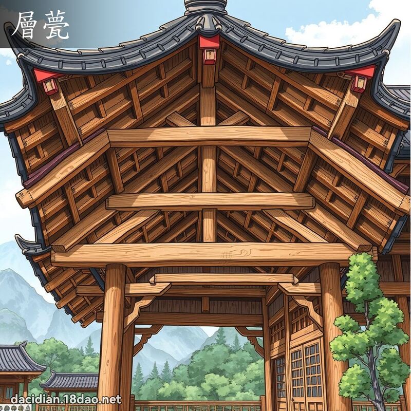 层甍 - 国语大辞典配图