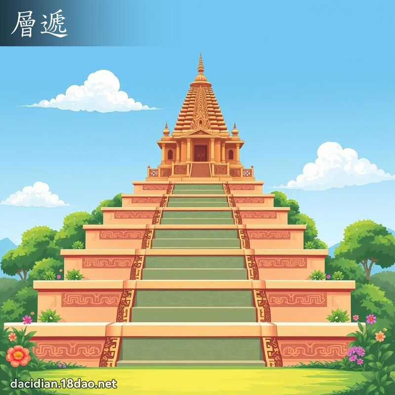 層遞 - 國語大辭典配圖