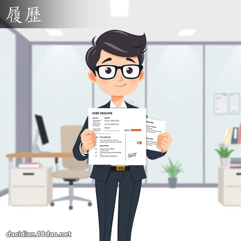 履歷 - 國語大辭典配圖