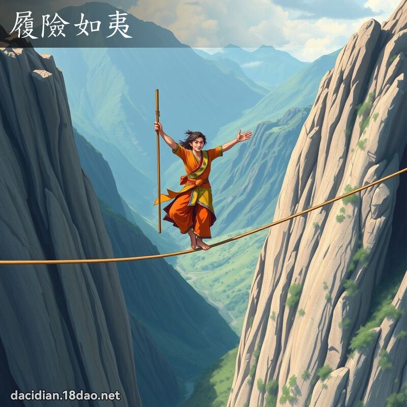 履险如夷 - 国语大辞典配图