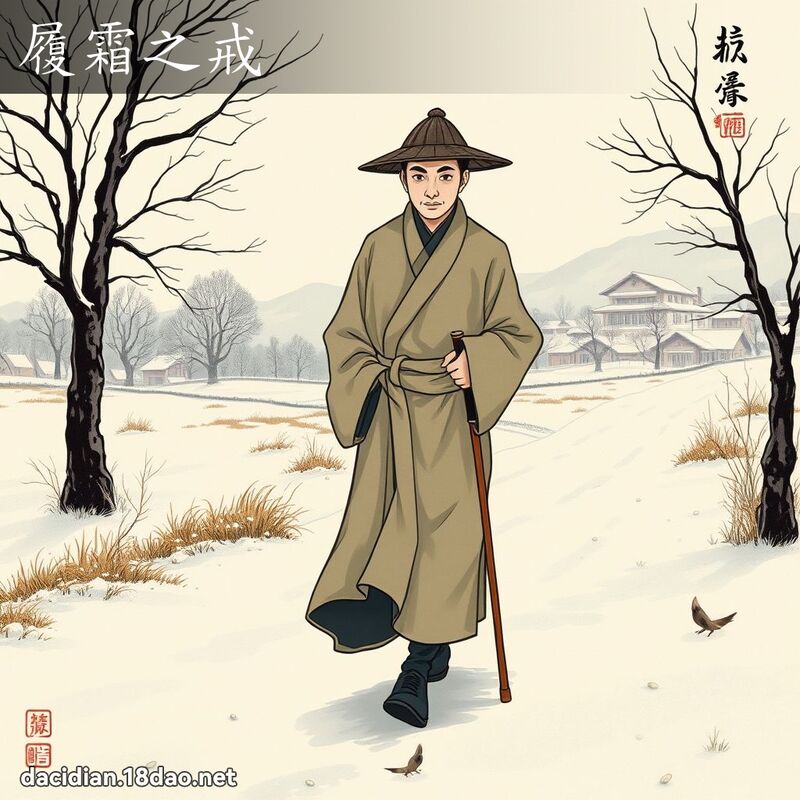 履霜之戒 - 国语大辞典配图