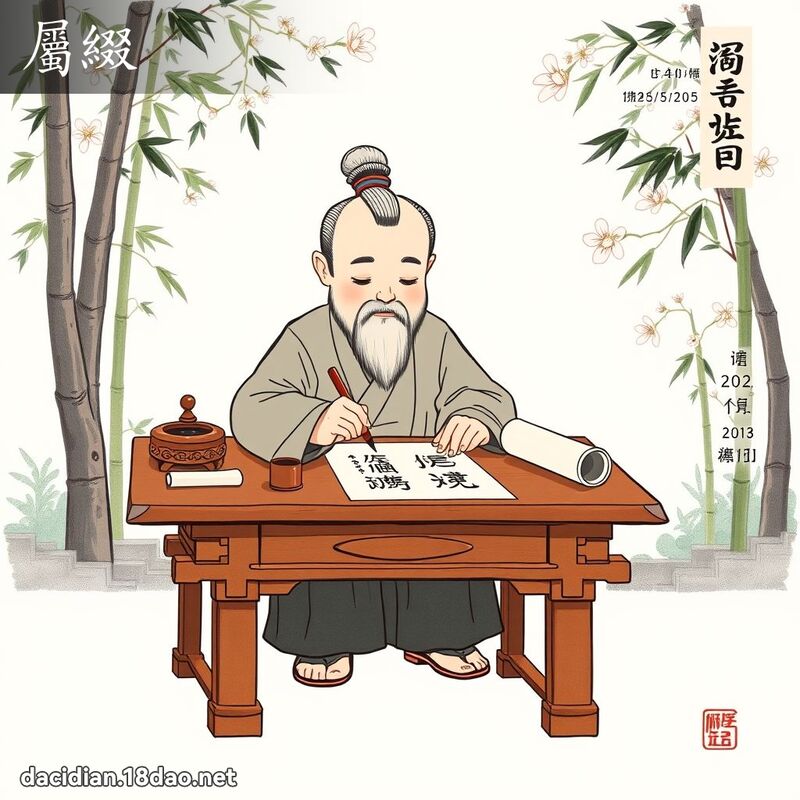 屬綴 - 國語大辭典配圖