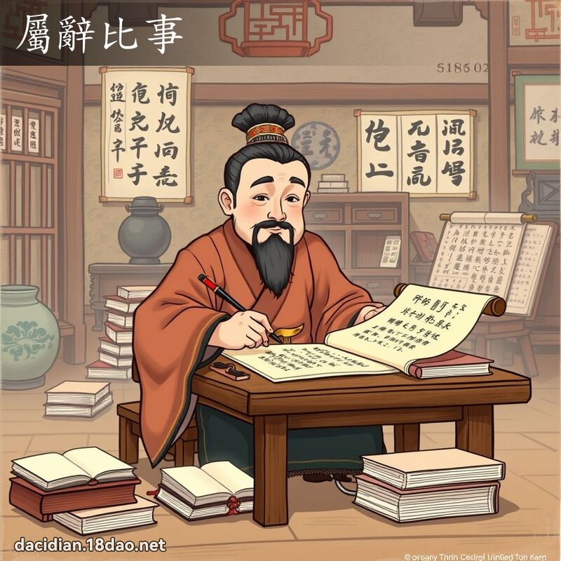 属辞比事 - 国语大辞典配图