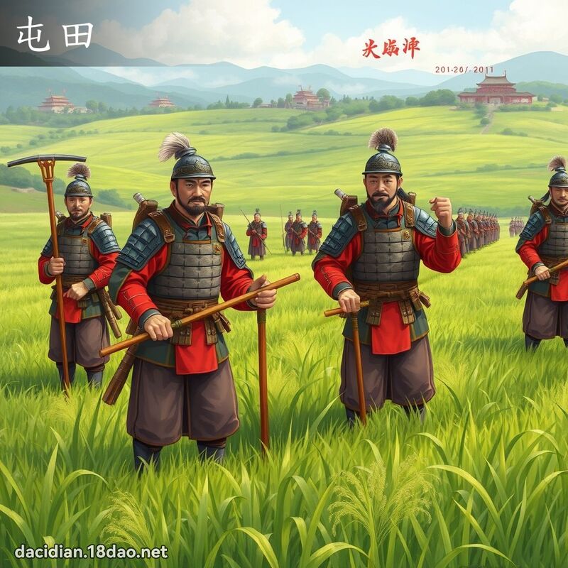 屯田 - 國語大辭典配圖