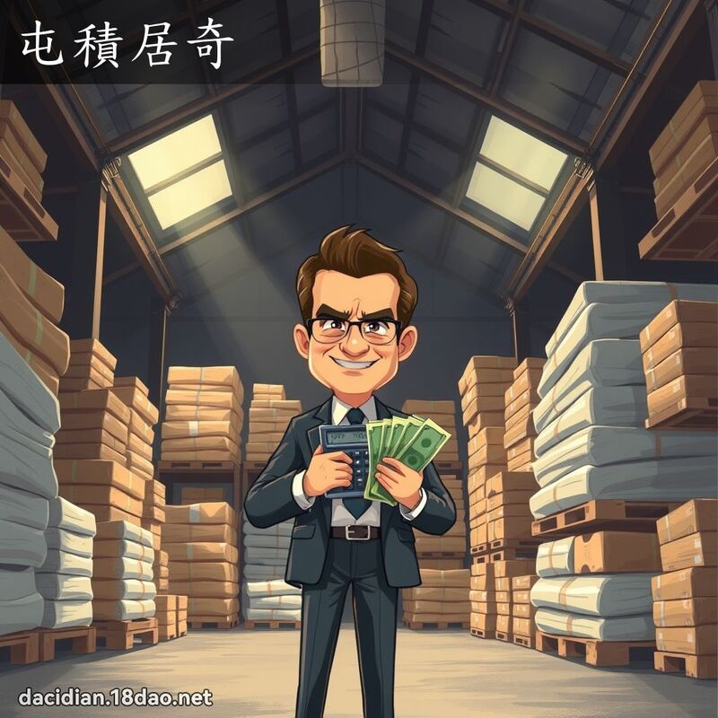 屯積居奇 - 國語大辭典配圖